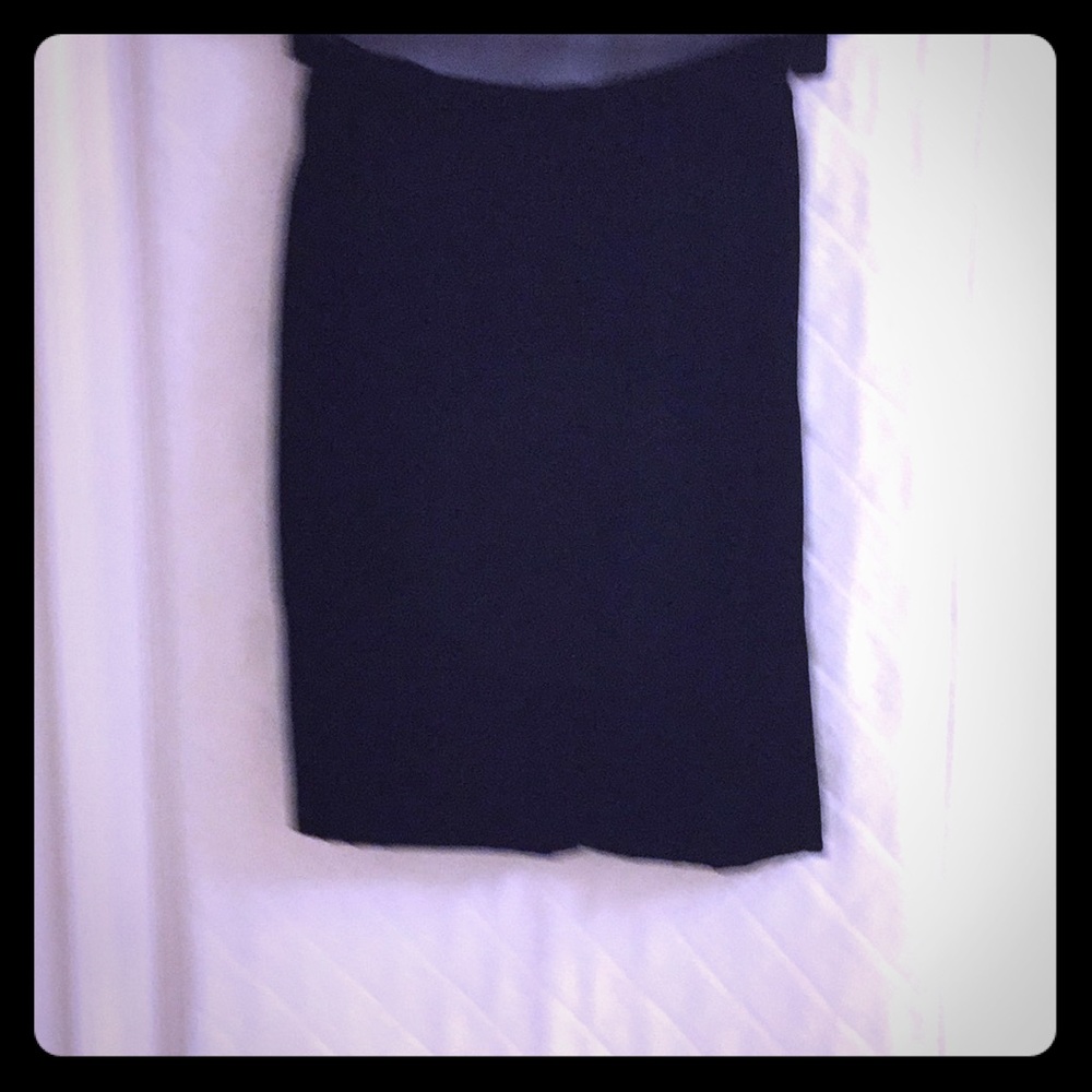 From Valentino Red black velvet skirt size  6